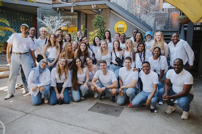 The Syte team together outside the office
