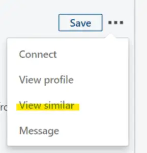 linkedin sales navigator view similar prospects