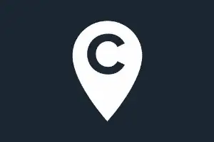 a white and black logo for Capital Hotel