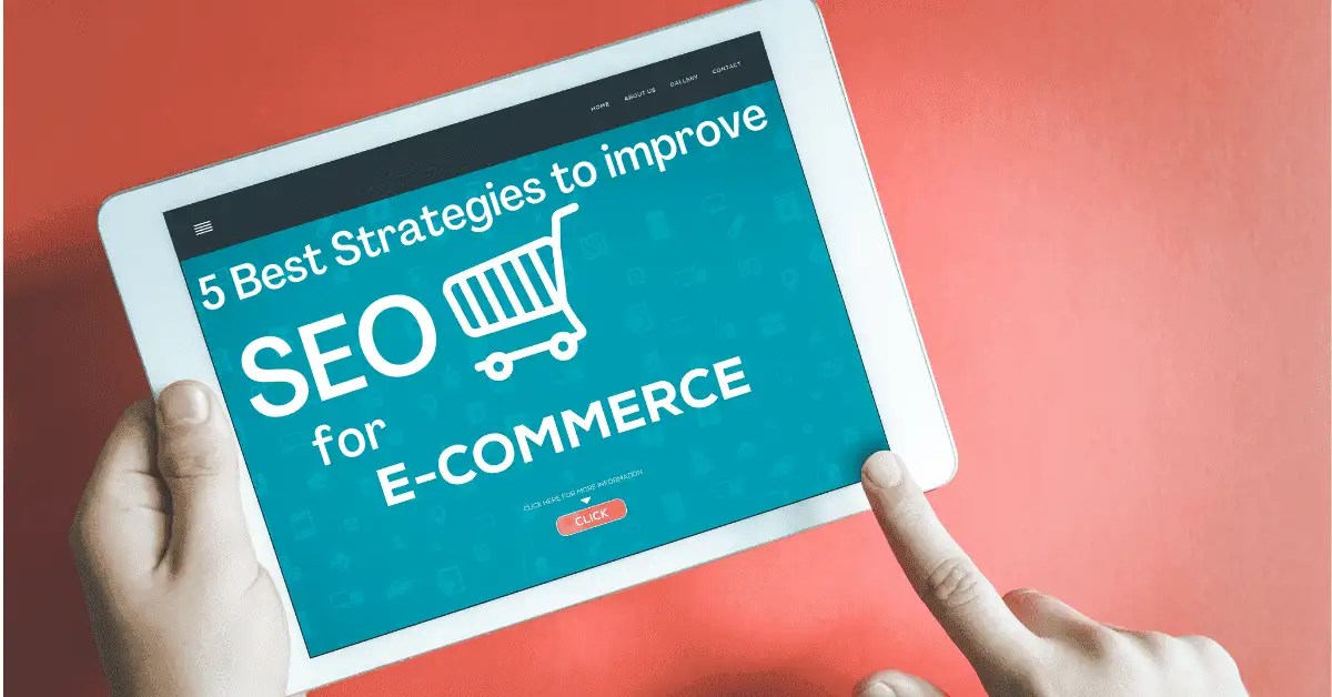 Cover image: 5 Best Strategies to Improve SEO for E-commerce Websites