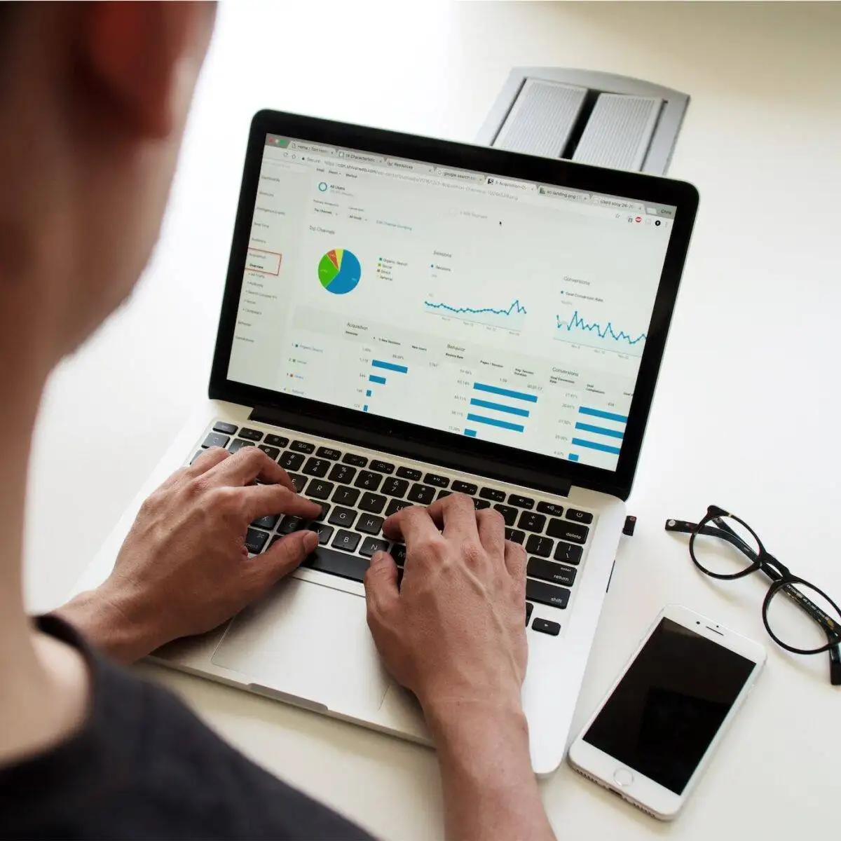 What Is Digital Marketing? 2 Man working on digital marketing analytics