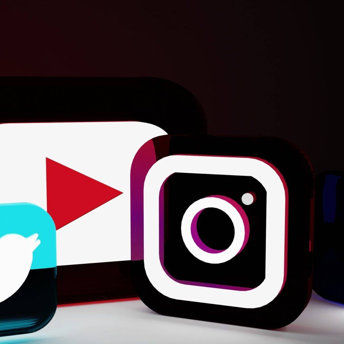 Various social media logos used by a digital marketing agency