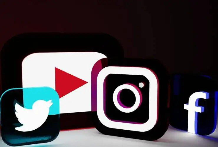 Various social media logos used by a digital marketing agency