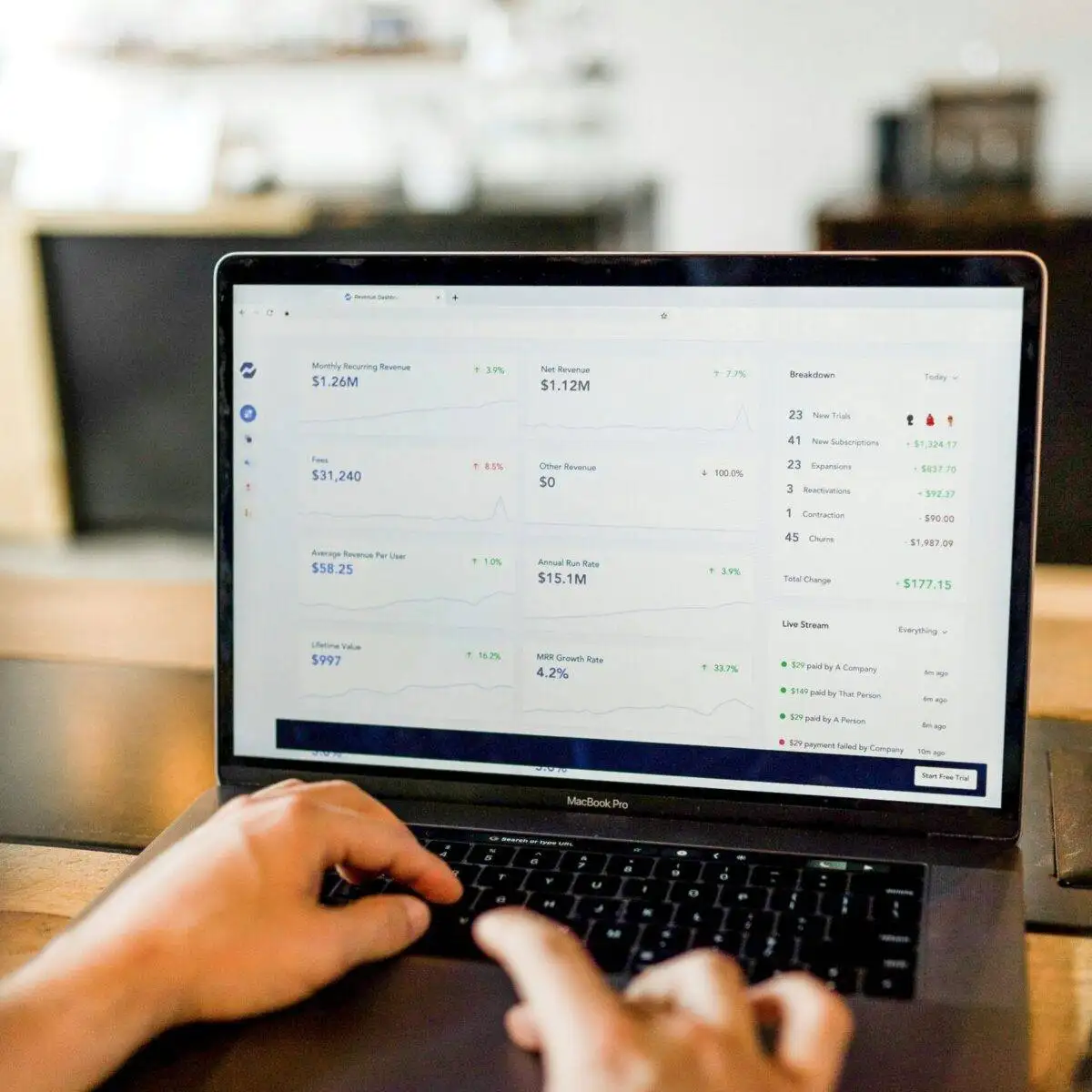 5 possible reasons why your google ads are not showing up 2 A man with his laptop screen viewing google ads analytics