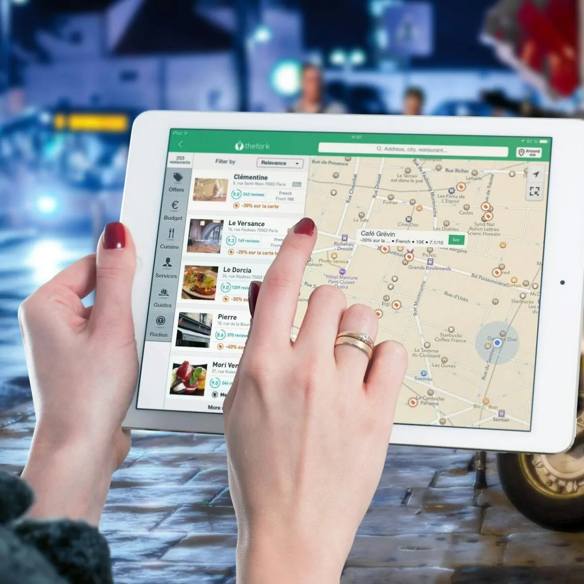 Understanding Local SEO Services for Your Business Growth in 2024 2 a person using a tablet looking at local seo