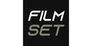 unnamed a black and white logo for Film Set