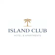 a logo for a hotel, Island Club