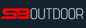 SB Outdoor Logo SBOutdoor Logo, a white text with red dots