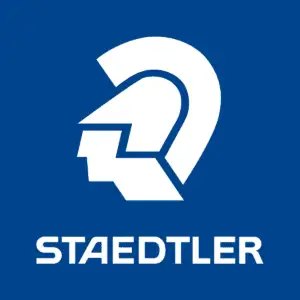 Staedtler Logo Staedtler logo, blue background and white text