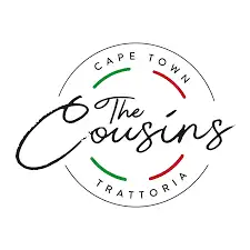 a logo for a restaurant, The Cousins