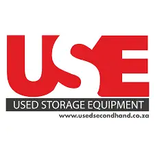 Used Storage Equipment red and black logo